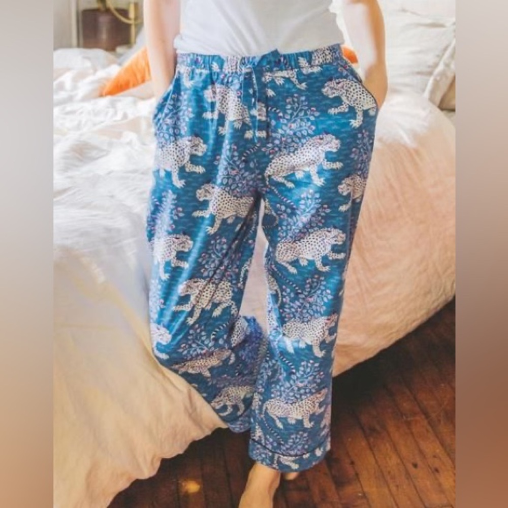 Printfresh Bagheera Indigo Pajama Pants - 3X